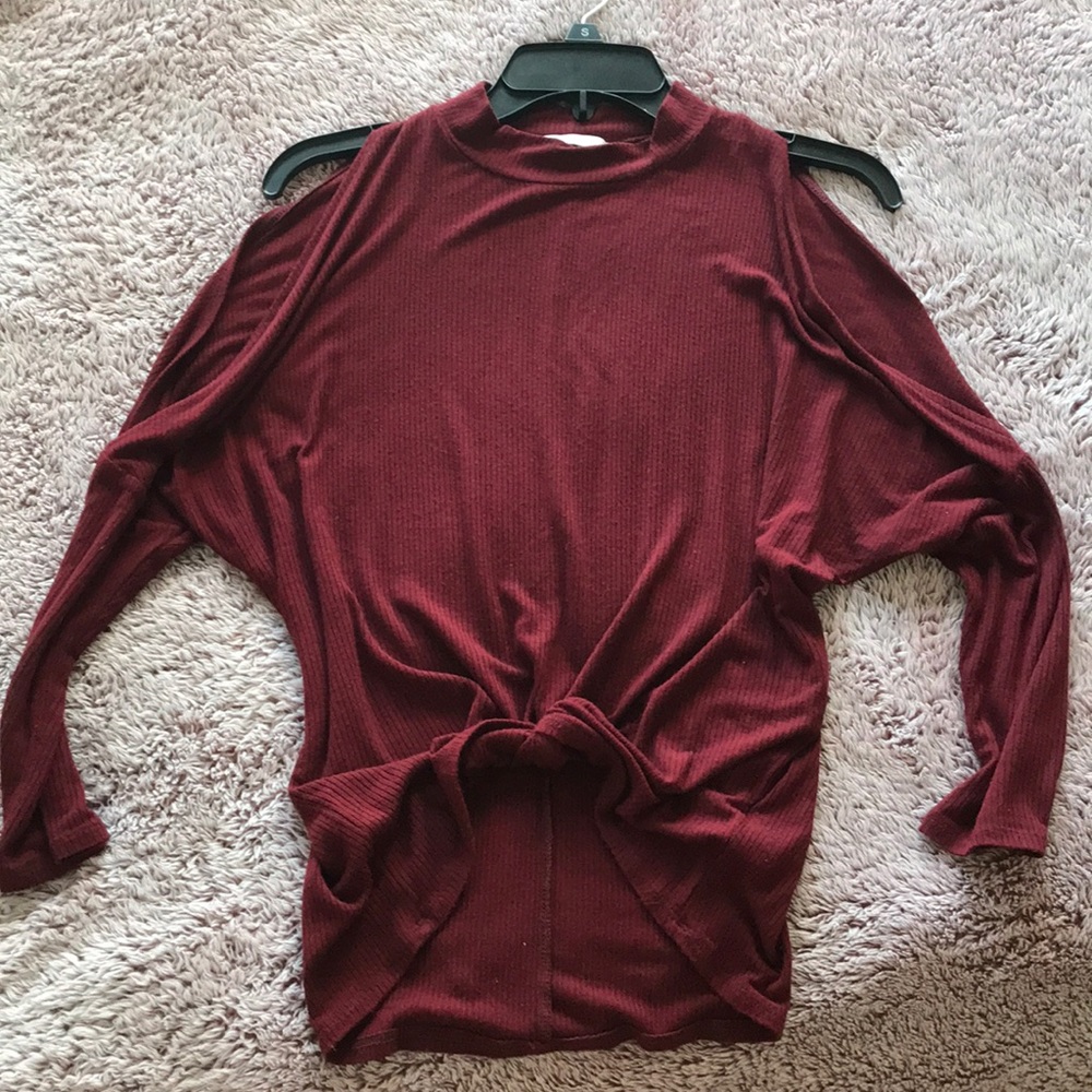 Shoulderless Turtleneck